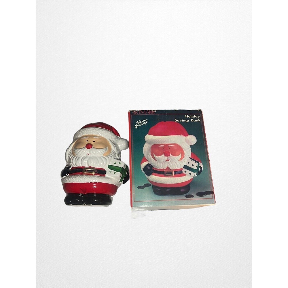 Artmark Seasonal Santa Bank, Vintage